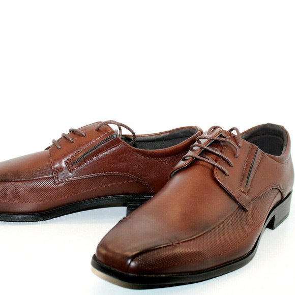 Bonafini Collection Men's Dress Shoes c-172 brown size 12 - Picture 3 of 12